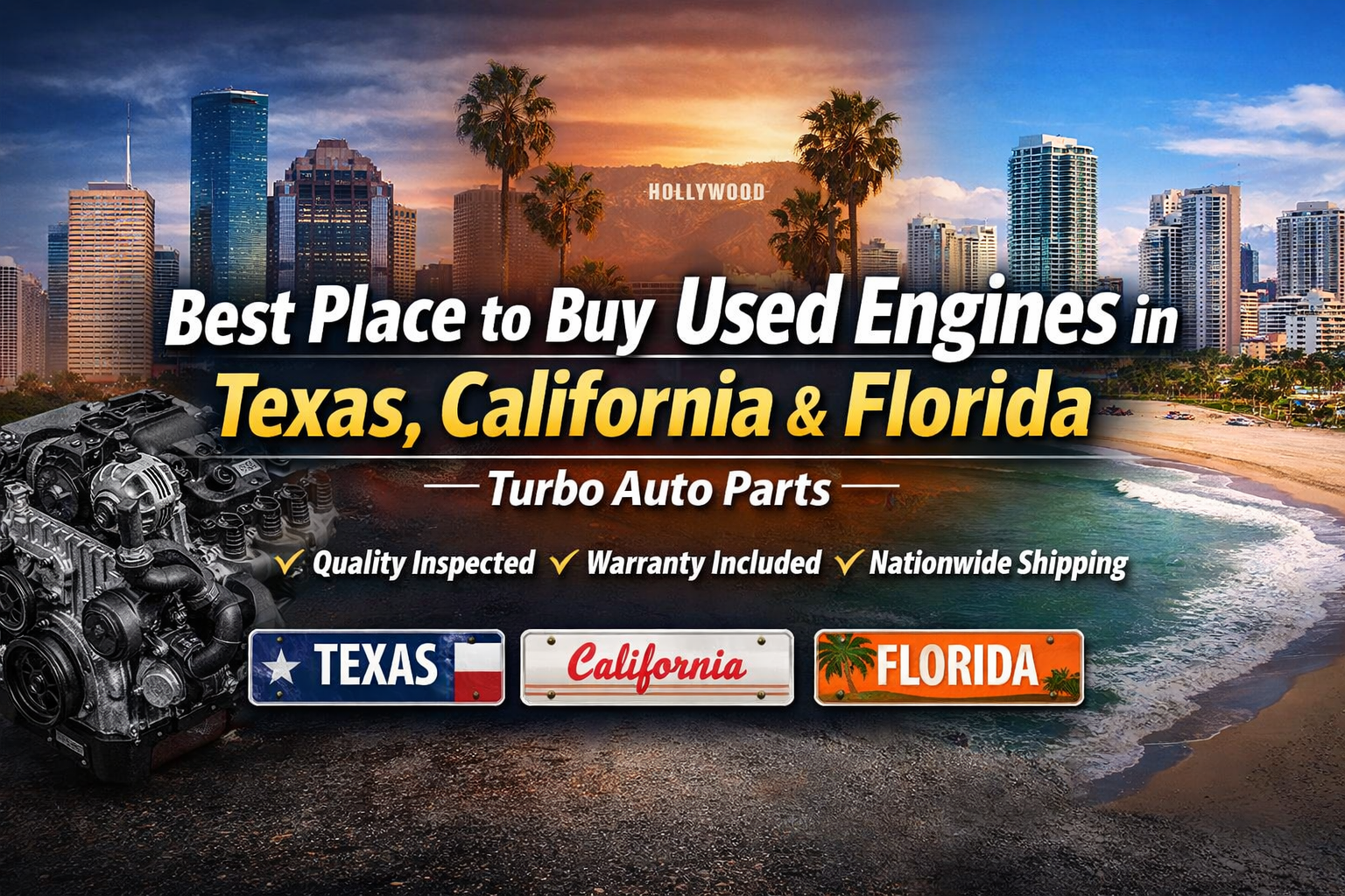 Best Place to Buy Used Engines in Texas, California & Florida - Turbo ...