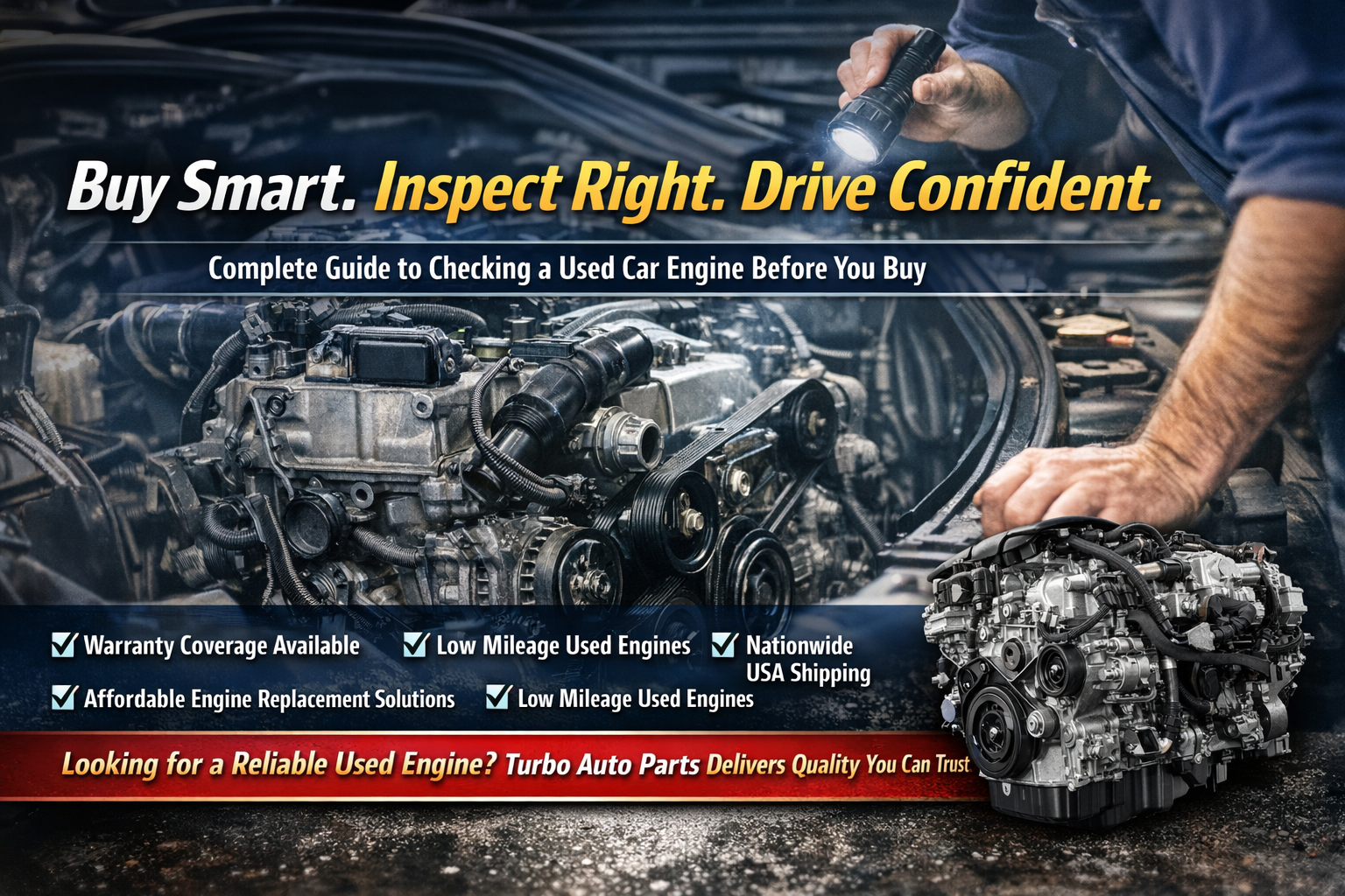 How to Check a Car Engine Before Buying a Used Car? - Turbo Auto Parts